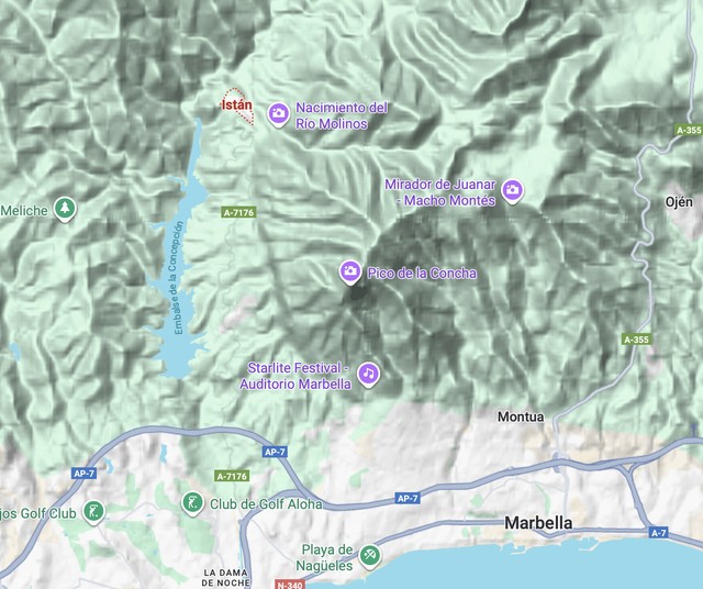 Istán і дарога A-7176