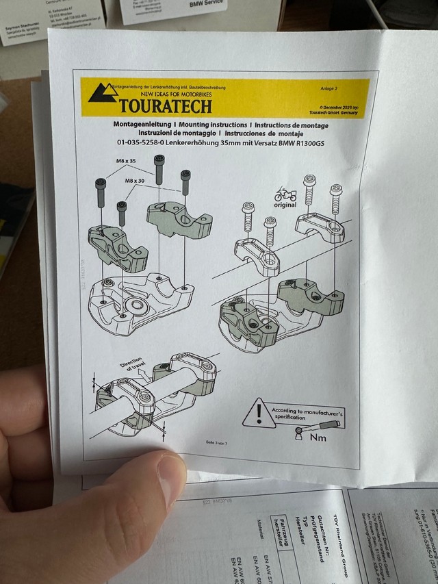 Інструкцыя мантажу